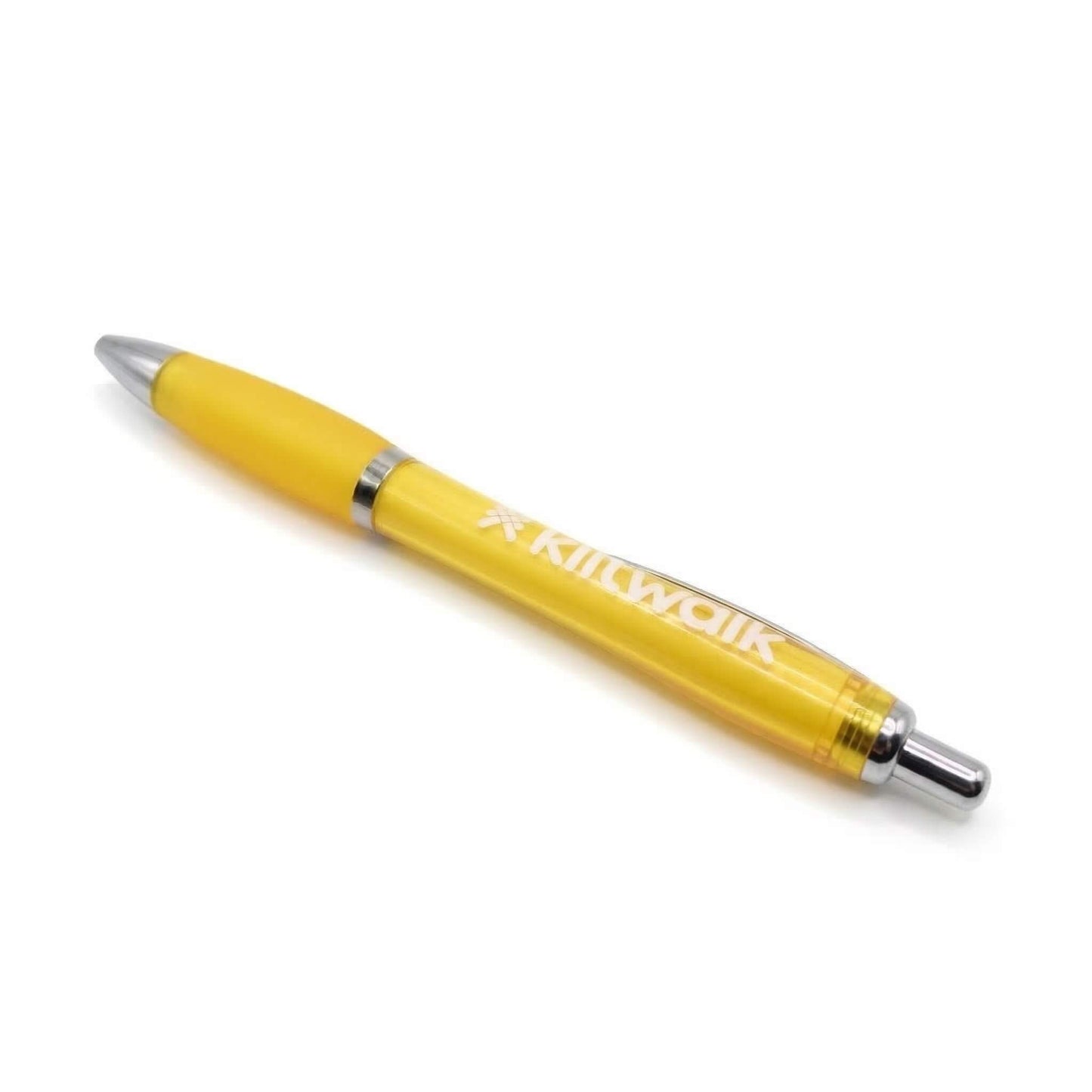 Kiltwalk Logo Ballpoint Pen in Yellow