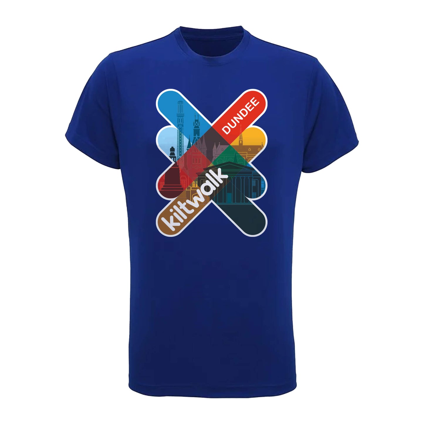 Dundee Logo Performance T-Shirt | Royal Blue | The Kiltwalk Store