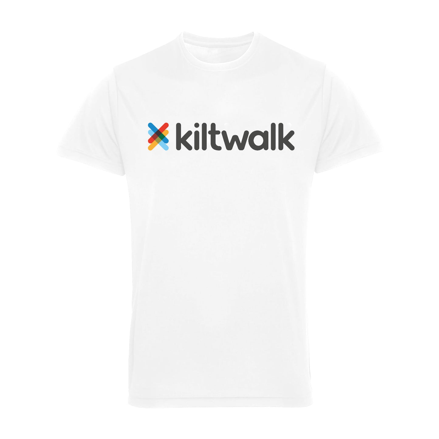 Unisex Performance T-Shirt | White | Unisex | The Kiltwalk