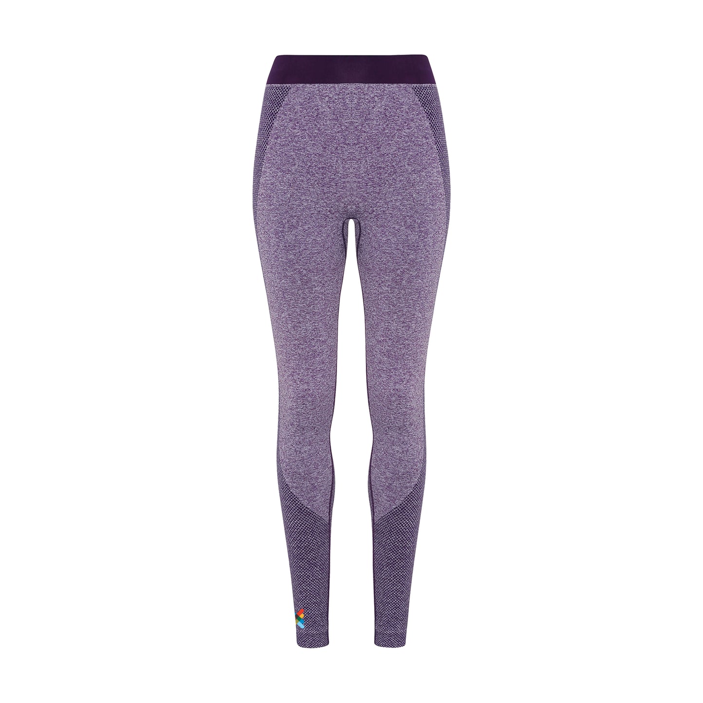 3D Sculpt Performance Leggings | Purple | The Kiltwalk