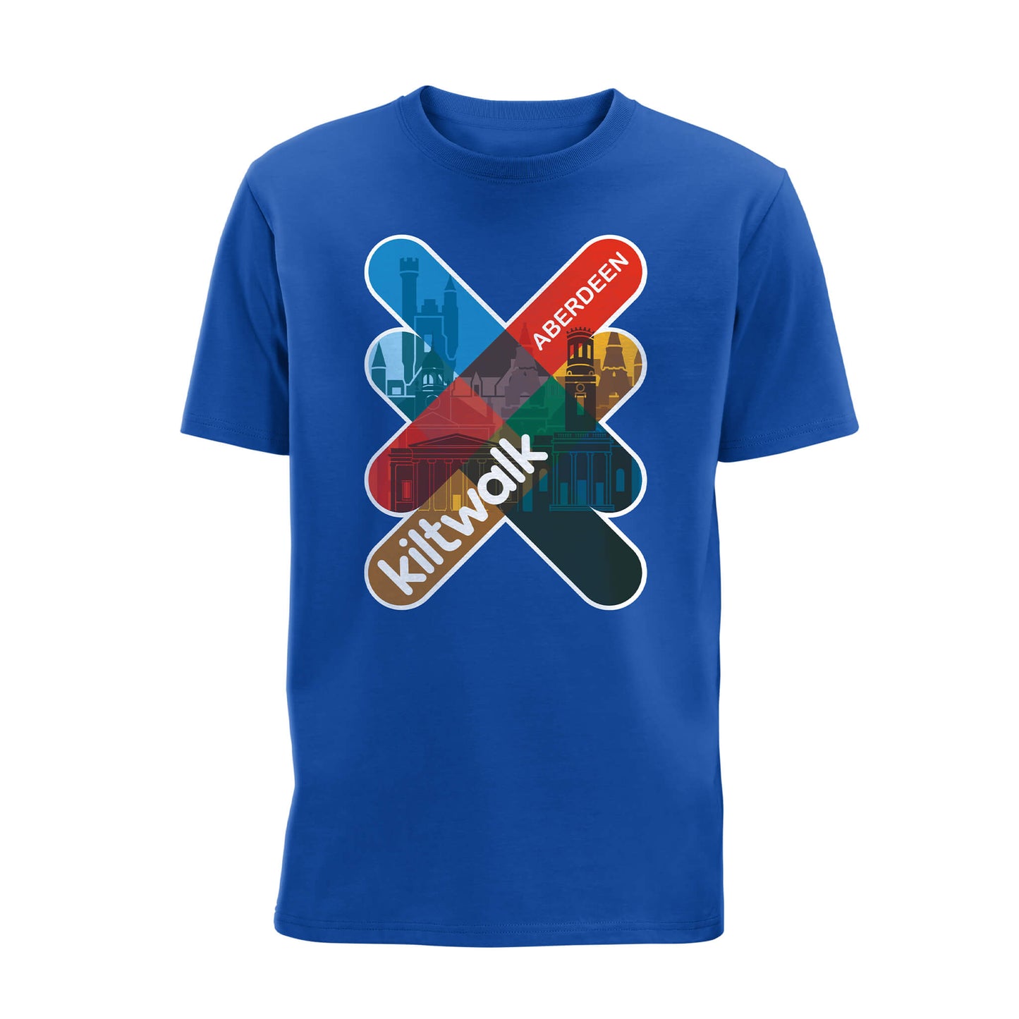Aberdeen Logo T-Shirt | Royal Blue | The Kiltwalk