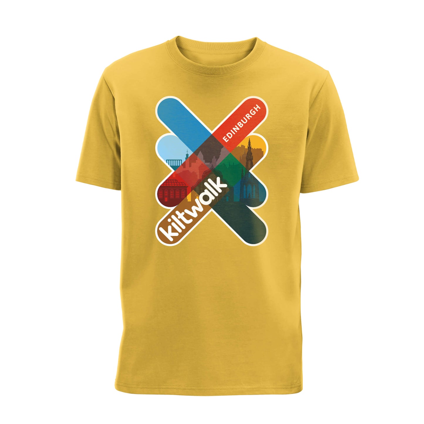 Edinburgh Logo T-Shirt | Sunflower | The Kiltwalk