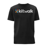 Edinburgh Kiltwalk 2024 T-Shirt | Black | Back View | The Kiltwalk