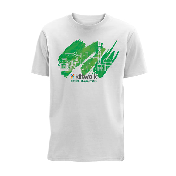 Dundee Kiltwalk 2024 T-Shirt | White | The Kiltwalk