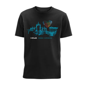 Edinburgh Heart of the City Kiltwalk 2024 T-Shirt | White | The Kiltwalk