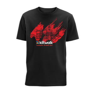 Glasgow Kiltwalk 2024 T-Shirt | White | The Kiltwalk