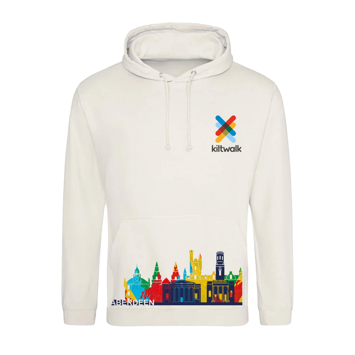 Aberdeen Cityscape Hoodie | Milkshake | The Kiltwalk