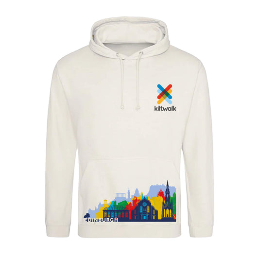 Edinburgh Cityscape Hoodie | Milkshake | The Kiltwalk