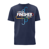 Personalised Finisher's T-Shirt | Navy | Back View | The Kiltwalk