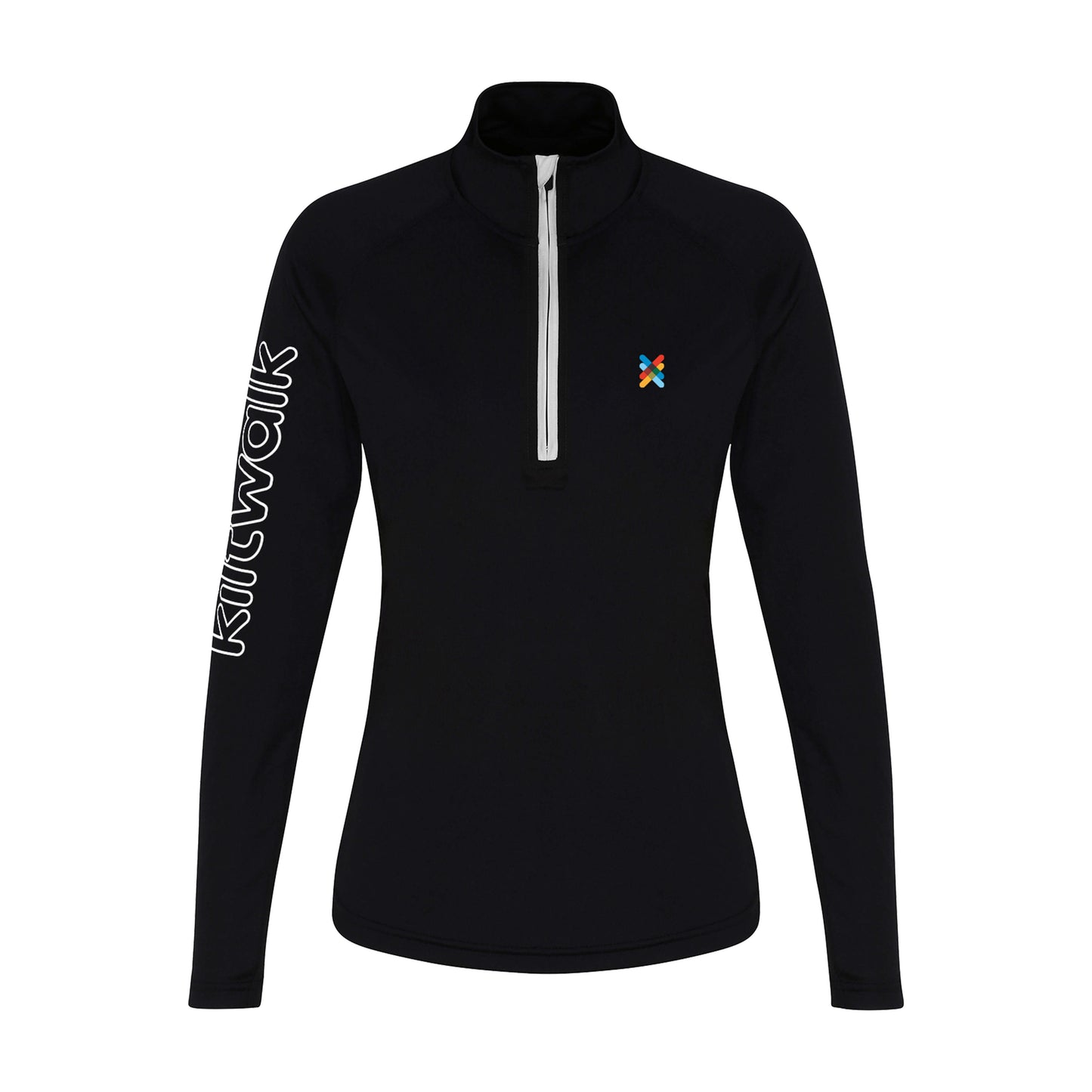 Women's 1/4 Zip Performance Top | Black | Womens | The Kiltwalk