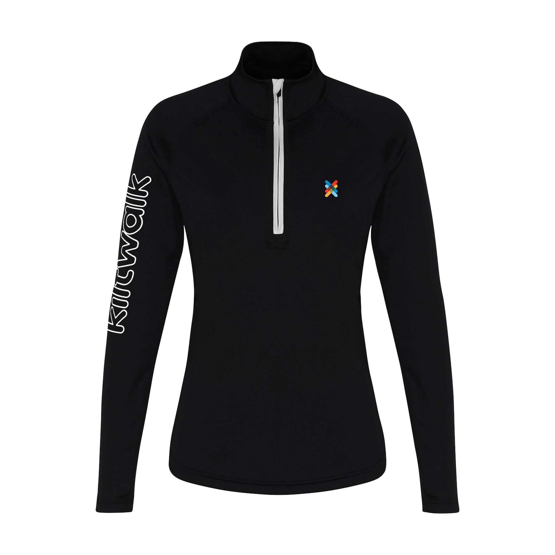 Women's 1/4 Zip Performance Top | Black | Womens | The Kiltwalk