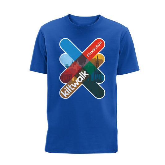 Edinburgh Logo T-Shirt | Royal Blue | The Kiltwalk