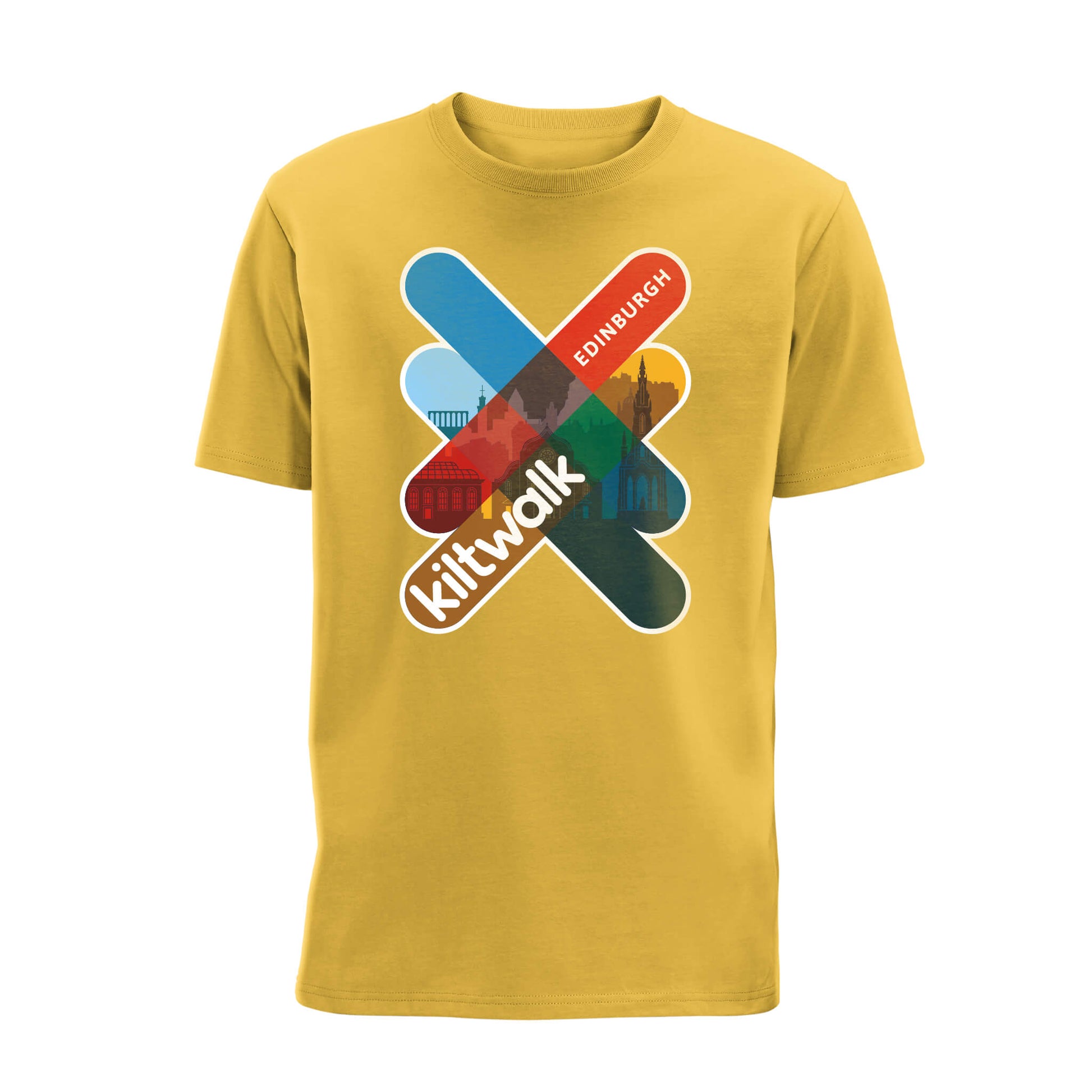 Edinburgh Logo T-Shirt | Sunflower | The Kiltwalk
