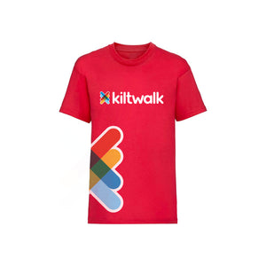 Kids Symbol T-Shirt | Red | The Kiltwalk