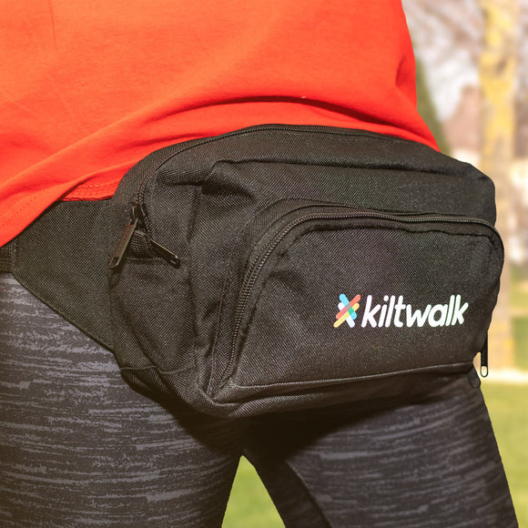 kiltwalk embroidered organiser waistpack