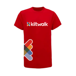 Symbol Performanve T-Shirt | Red | The Kiltwalk
