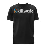 Edinburgh Kiltwalk 2023 Black T-Shirt Back