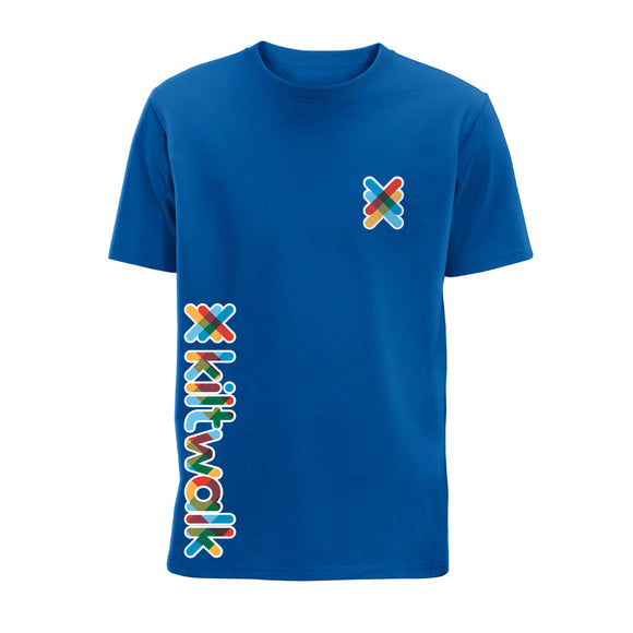 Unisex Logo T-Shirt | Royal Blue | The Kiltwalk