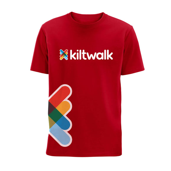 Unisex Symbol Event T-Shirt | Red | The Kiltwalk